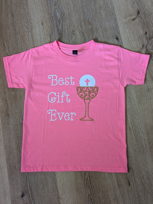 BEST GIFT EVER Youth T-Shirt—Pink