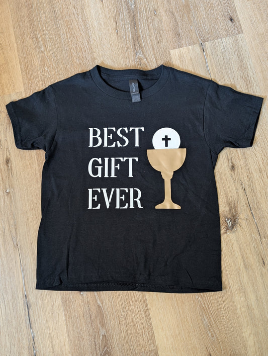 BEST GIFT EVER Youth T-Shirt—Black
