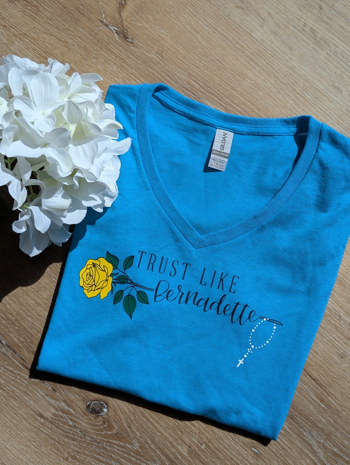 Trust Like Bernadette Women's Short Sleeve V-Neck