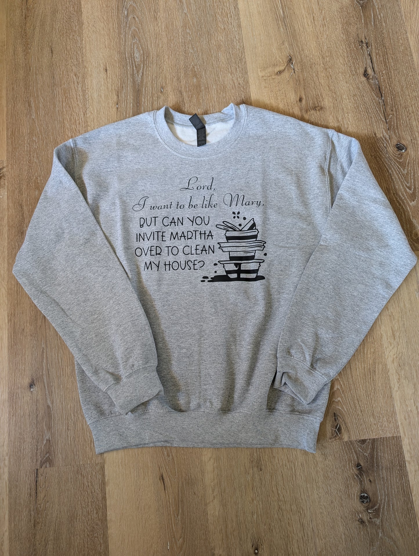 Martha/Mary Long Sleeve Crewneck Sweatshirt