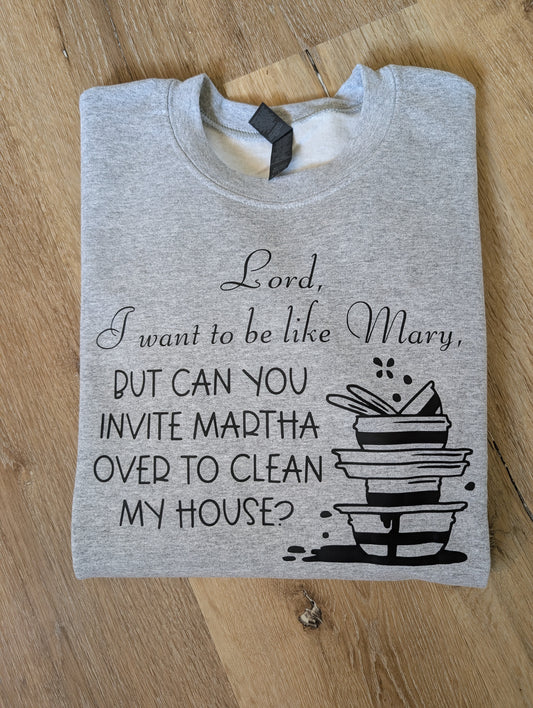 Martha/Mary Long Sleeve Crewneck Sweatshirt