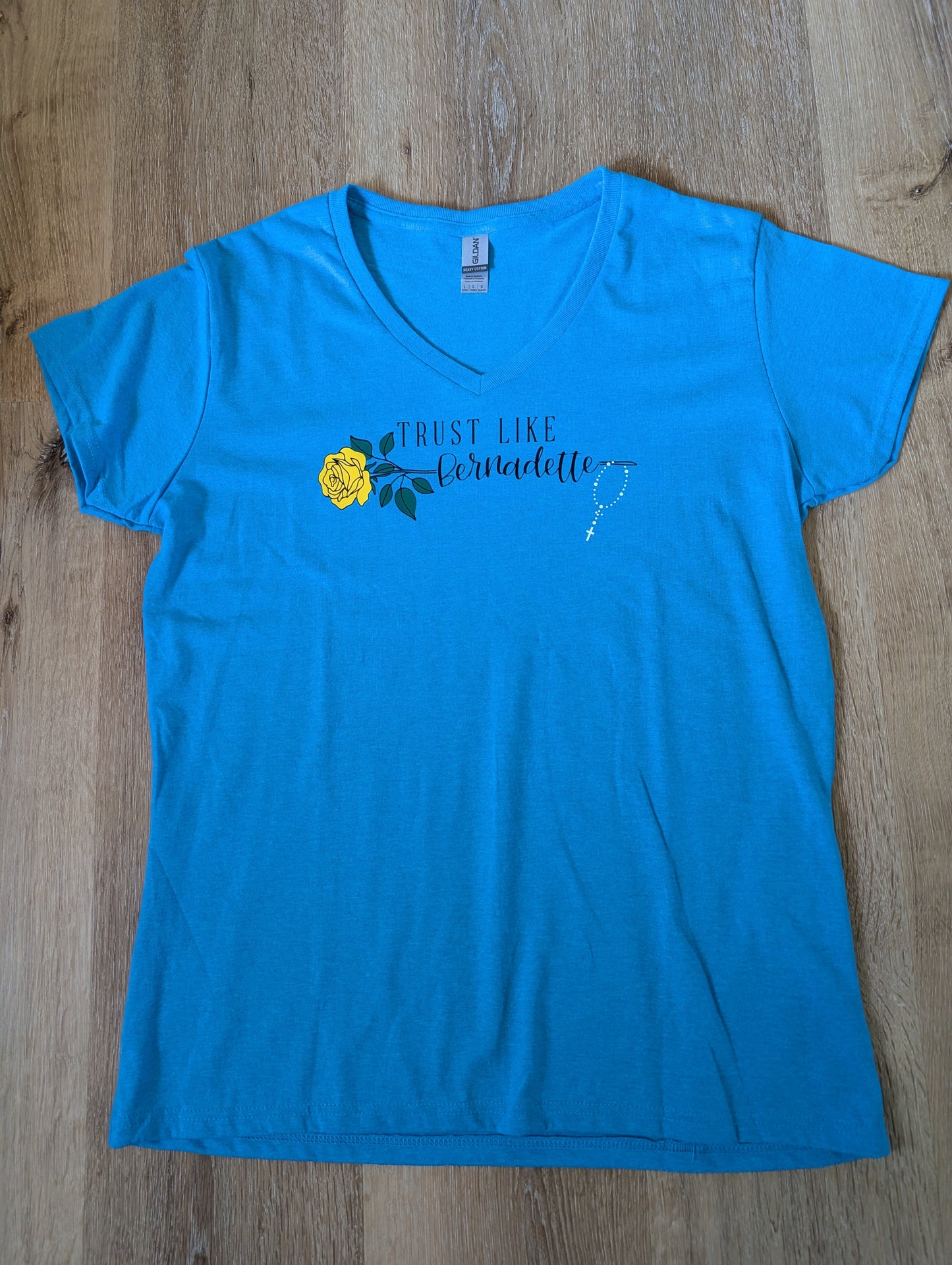 Trust Like Bernadette Women's Short Sleeve V-Neck