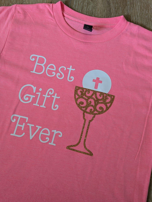 BEST GIFT EVER Youth T-Shirt—Pink