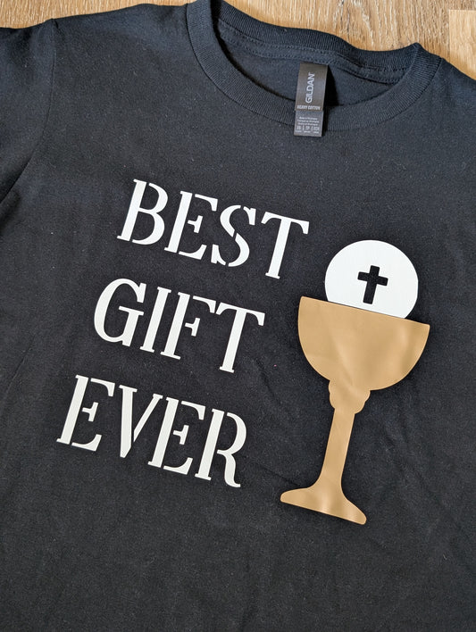 BEST GIFT EVER Youth T-Shirt—Black