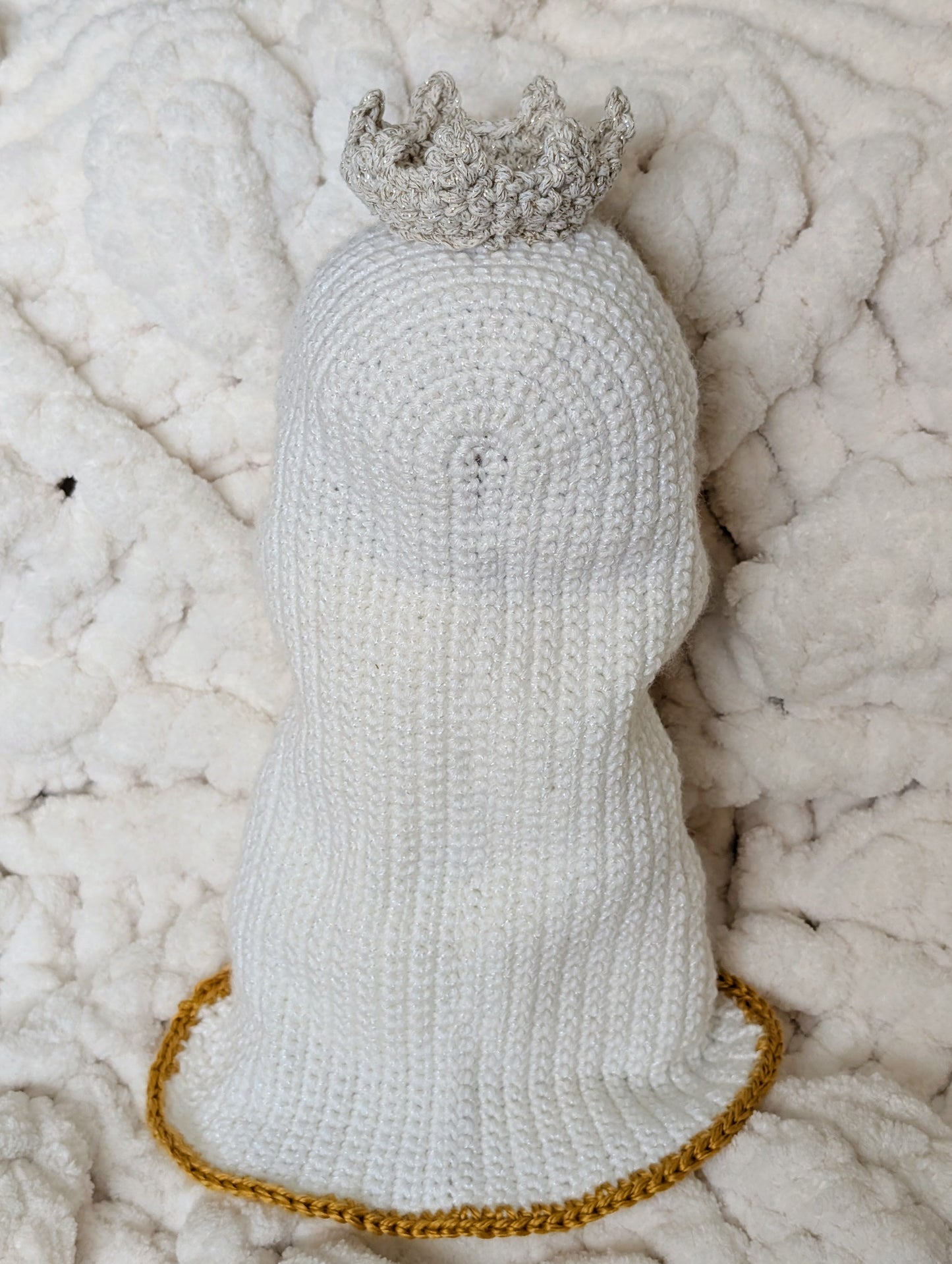Handmade Our Lady of Fatima Crochet Doll