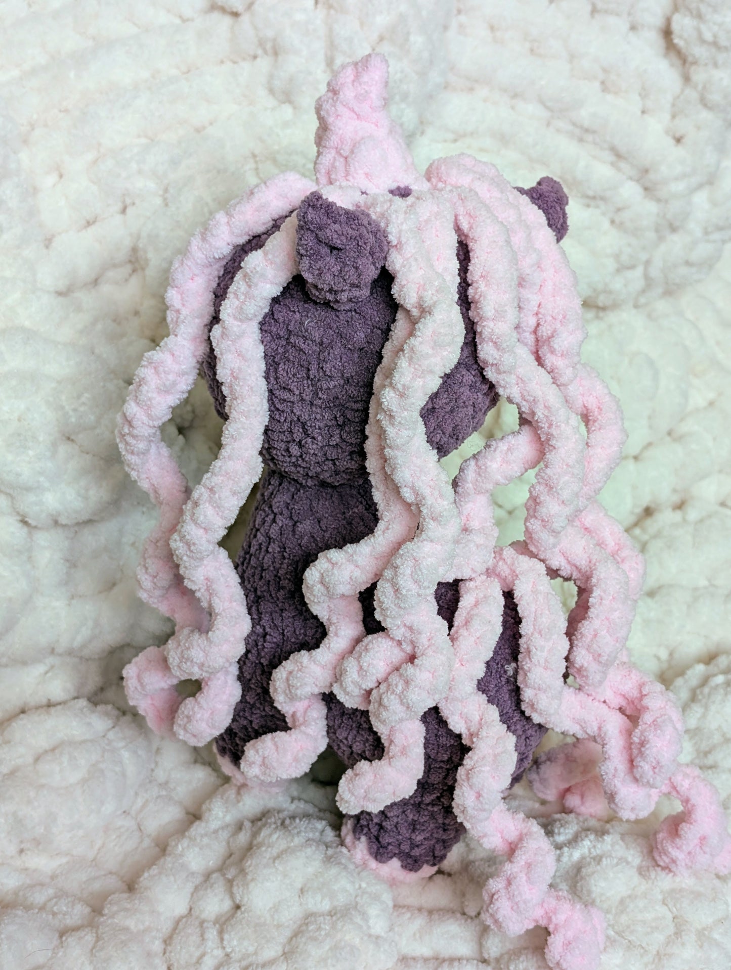Handcrafted Unicorn Plush Inspired by the Cathedral of the Holy Spirit - Advent Colors!